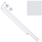 Barra Baño Curva 18 mm. (80x110 A 196) Blanco