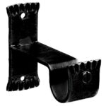 Soporte Central Forja Ø 28 mm. Negro Juego 2 Piezas [+2 variaciones de Ø/Acabado Disponibles]