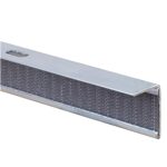 Perfil Aluminio Ángulo Con Ganchos 3mt Plata