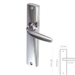 Juego Manivelas Para Puertas "Ayr" Ref 540 Cromo