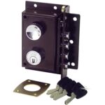 Cerradura Jis Seguridad 5240 11x7 Derecha Pintada