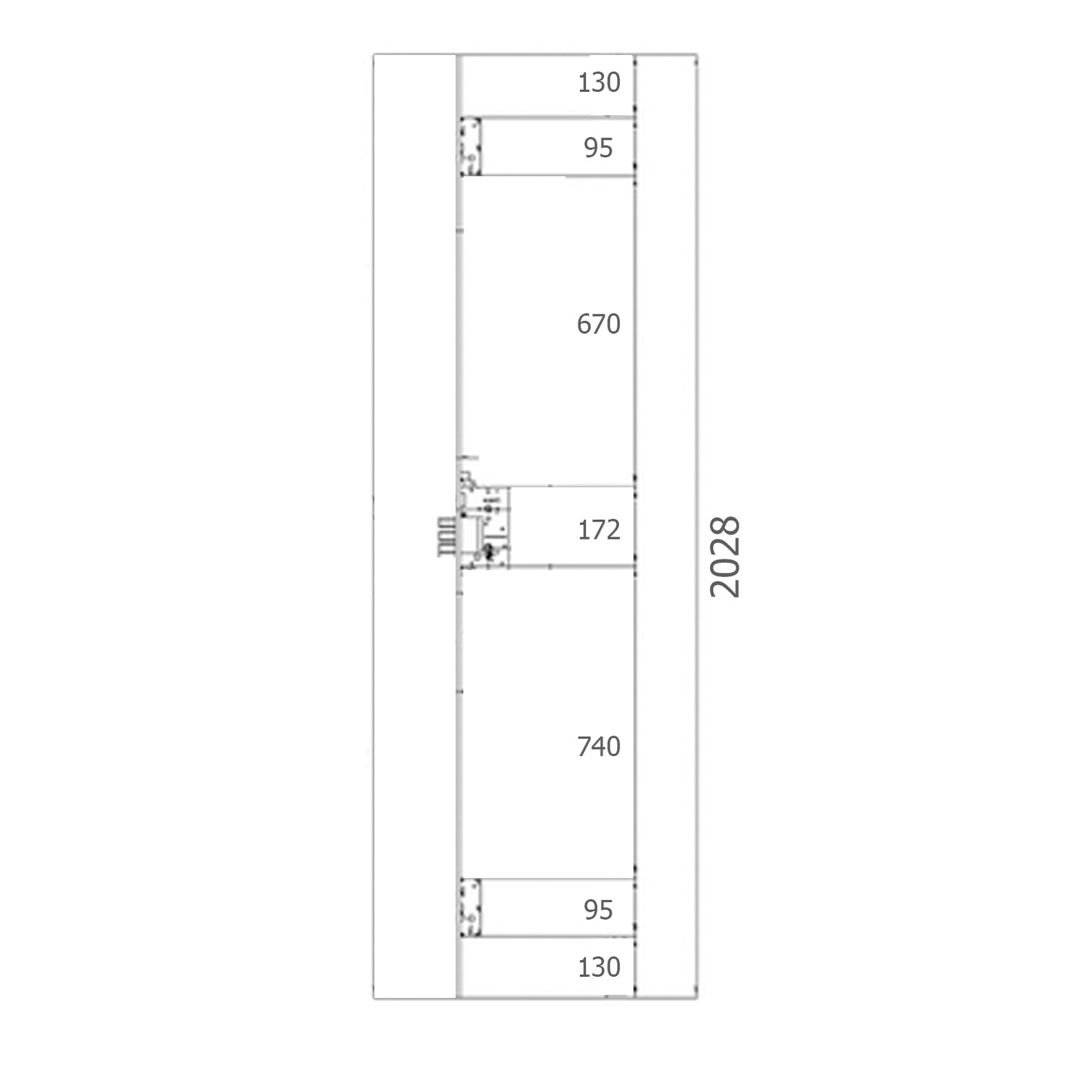 Cerradura Yale Seguridad 8922-fa/ylhs-6/80 Cerradero Corto.