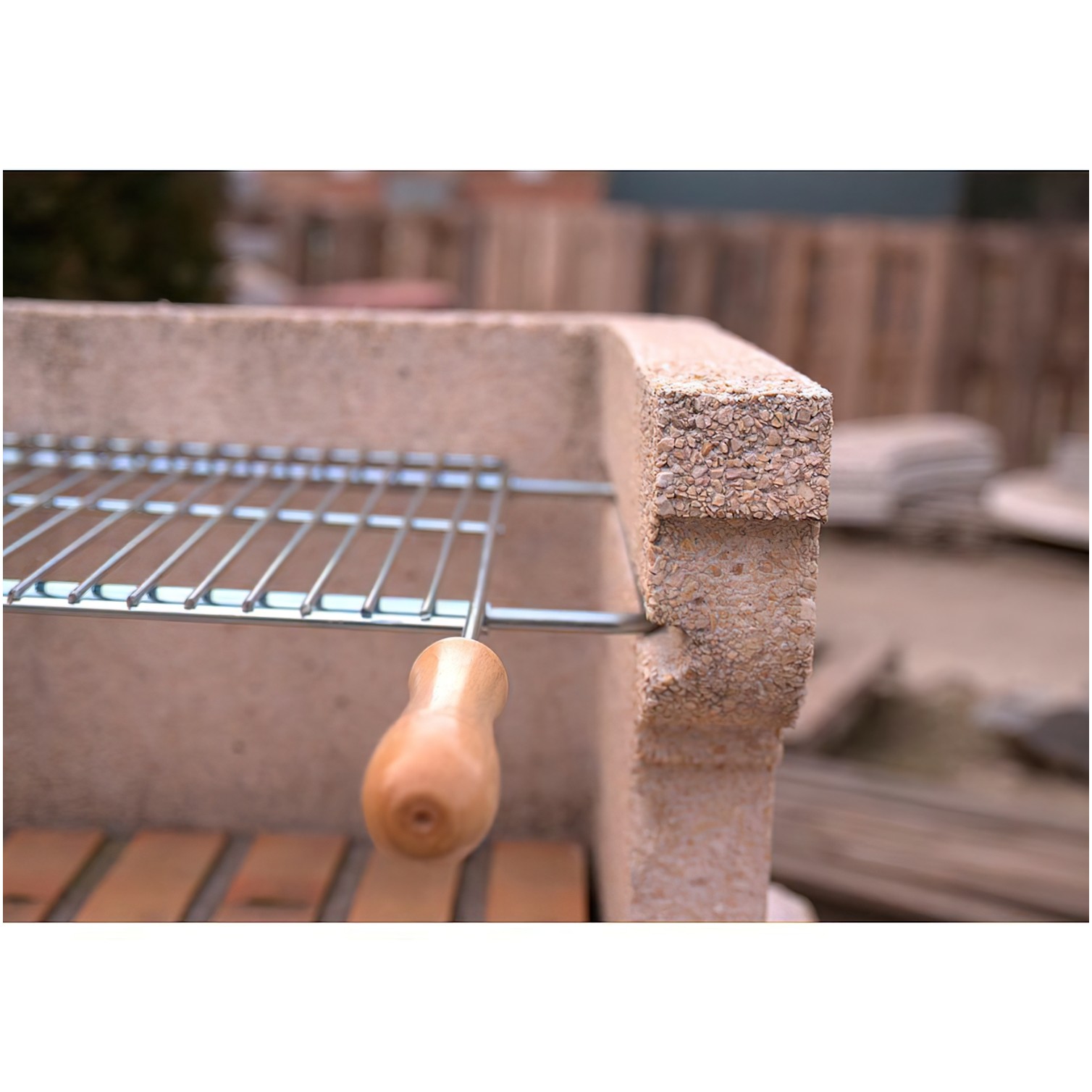 Parrilla Barbacoa Extensible 60/70x40cm Zincada