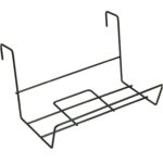 Soporte Para Jardinera Balcon Acero Plastificado Negro 41x18 cm.