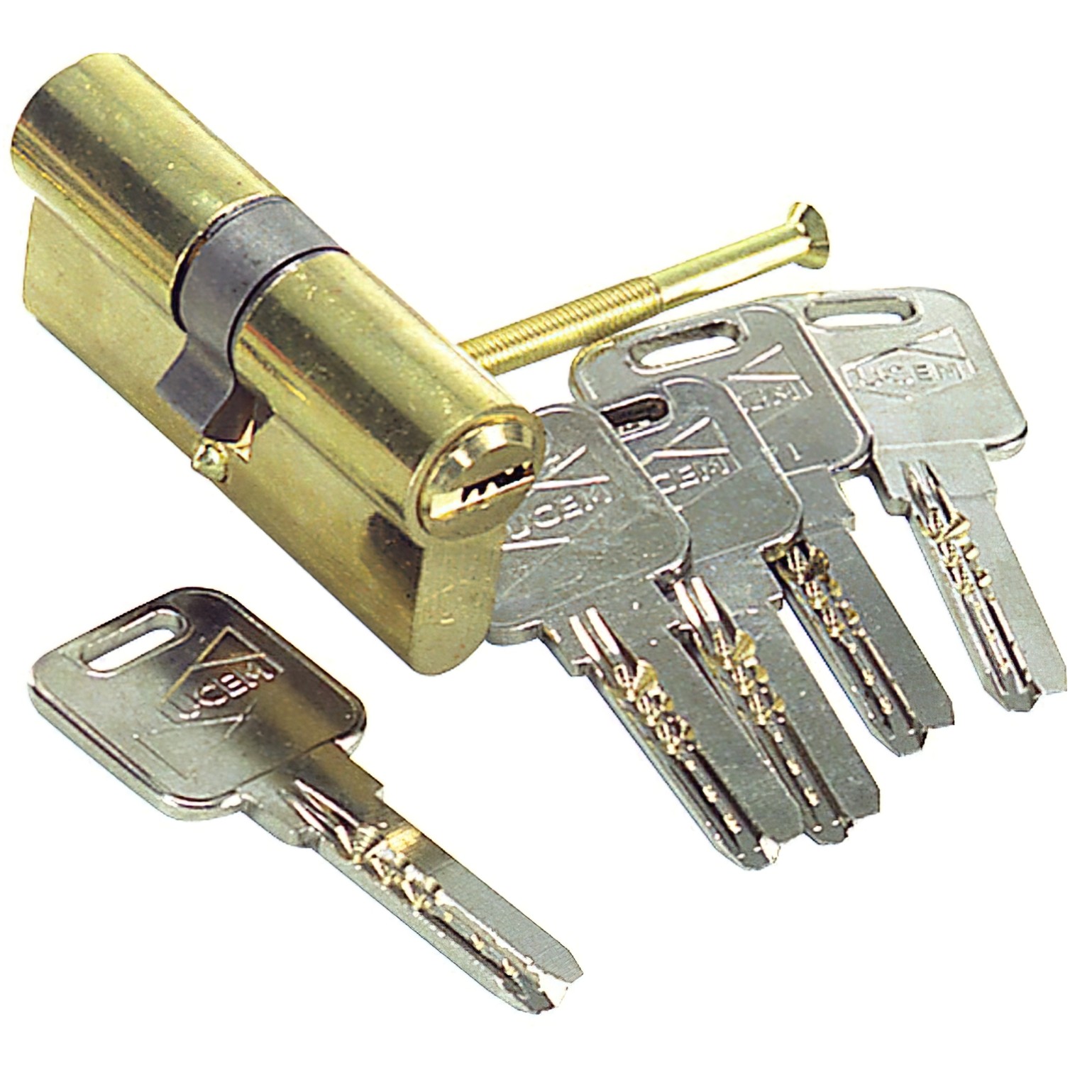 Cilindro Ucem Seguridad 2000-s2 66x33 Doble Embrague