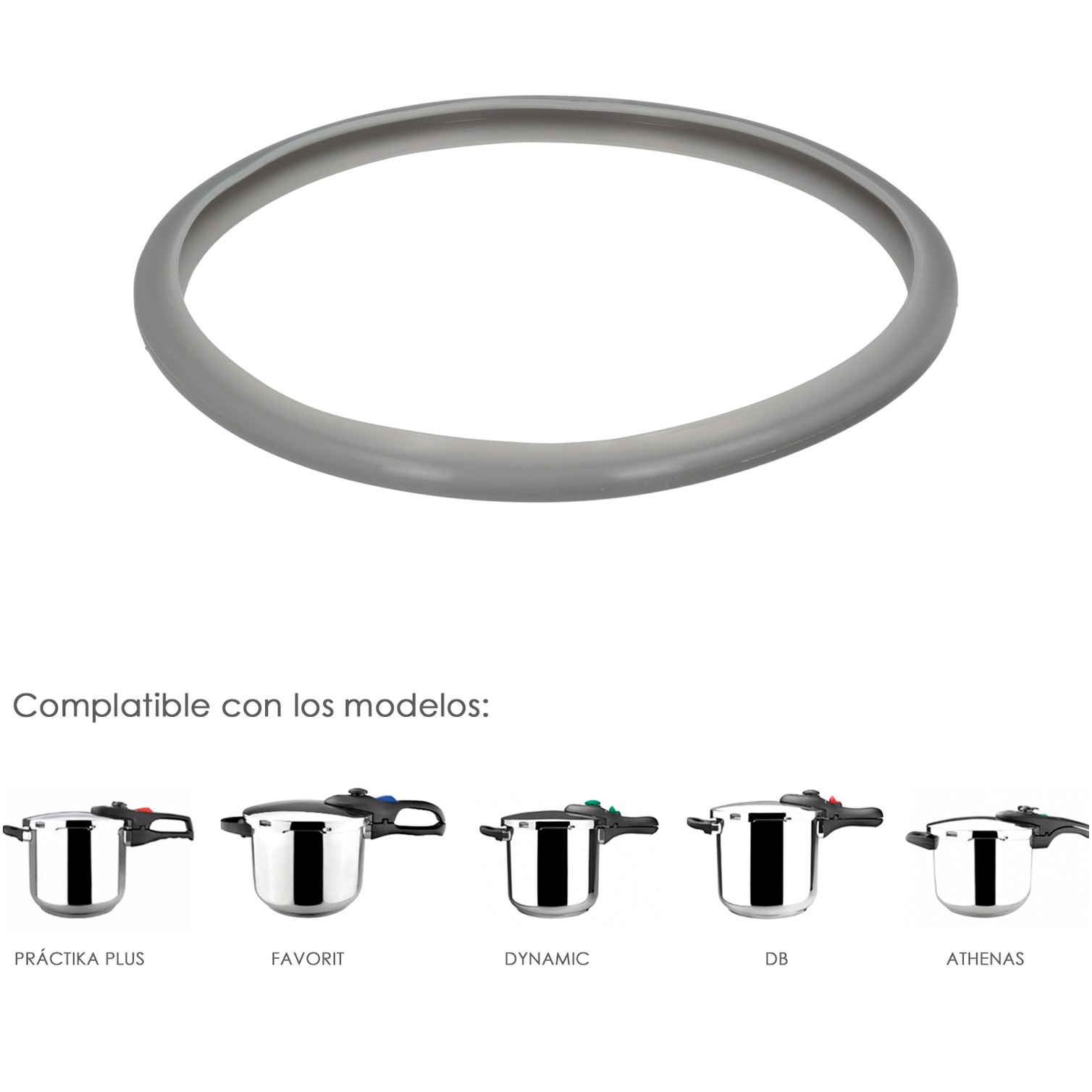Junta Magefesa Para Ollas Super-rápidas Ø22cm Practika Plus 5 / Athenas 5 / Favorit 5 / Dynamic 5/ Db5. Recambio Original.