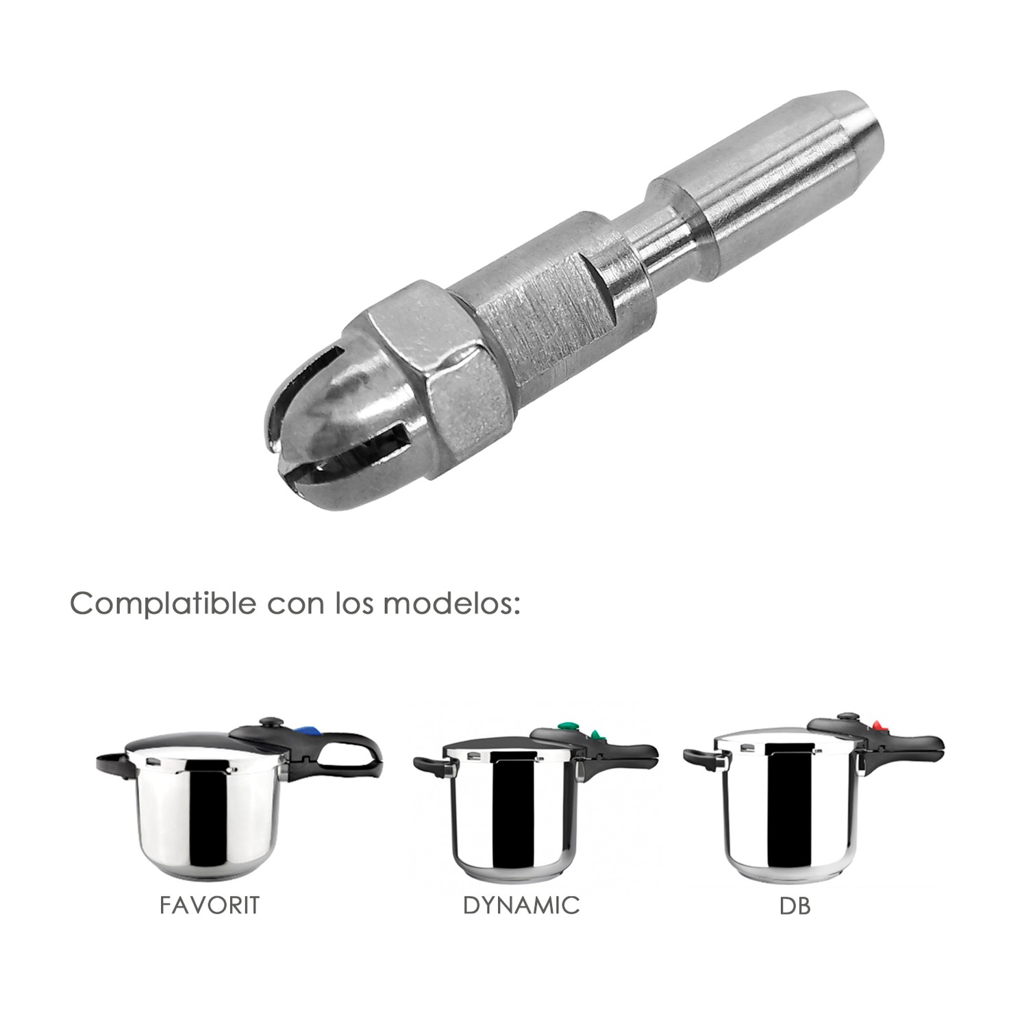 Valvula De Seguridad Compatible Con Olla A Presión Súper Rápida Magefesa Dynamic / DB. Recambio oficial.