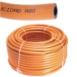 Tubo butano color naranja 9x15 Rollo 60 Metros