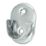 Soporte Lateral Oval Zincado Lateral Ø 19 mm.