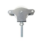 Polea Tendedero Wolfpack Zincado 40 mm. Roldana Plástico con Tornillo