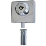 Cerradura CBM 2005 Puerta Cristal Llave Tubular