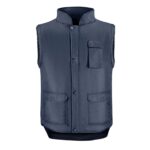 Chaleco Multibolsillos Azul Xl, Chaleco Poliester Con 3 Bolsillos Esteriores y Uno Interior, Chaleco Trabajo, Chaleco Laboral