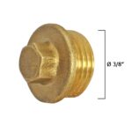 Tapon Ciego Macho Laton 3/8" [+3 variaciones de Medida Disponibles]