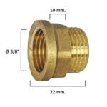 Alargadera Hexagonal Pulida 3/8x10 [+3 variaciones de Medida Disponibles]