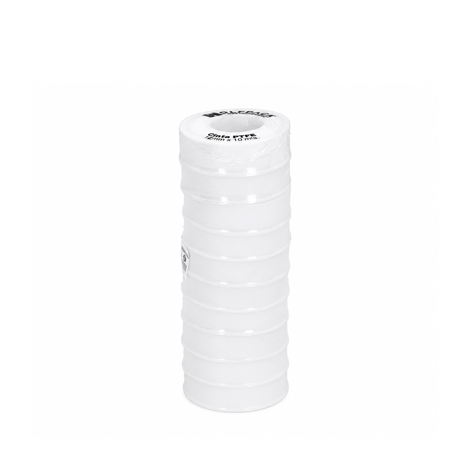 Cinta PTFE Wolfpack 12 mm. x 10 m. (Paquete 10 Rollos)