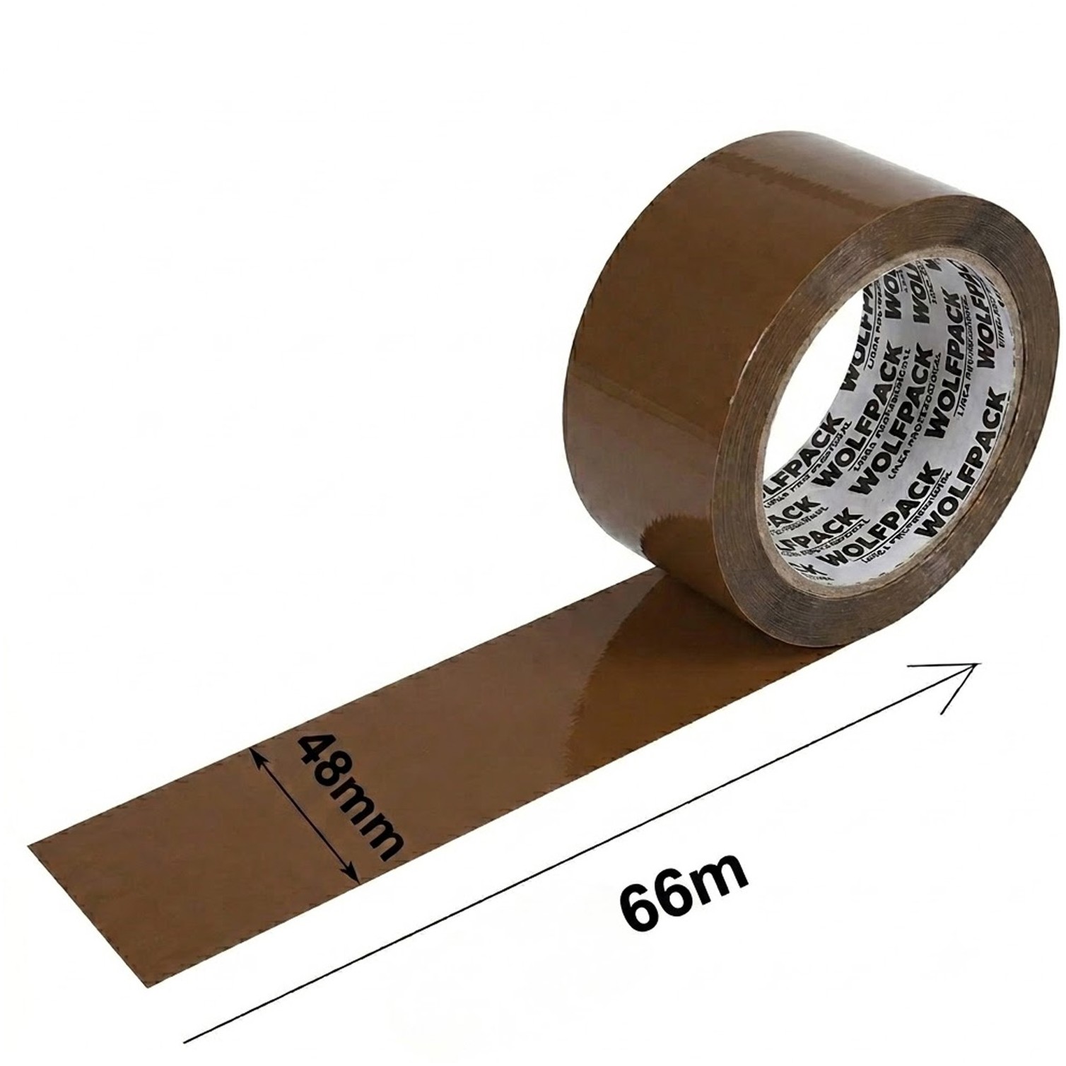 Cinta Embalar Marron 48 mm. x 66 m.