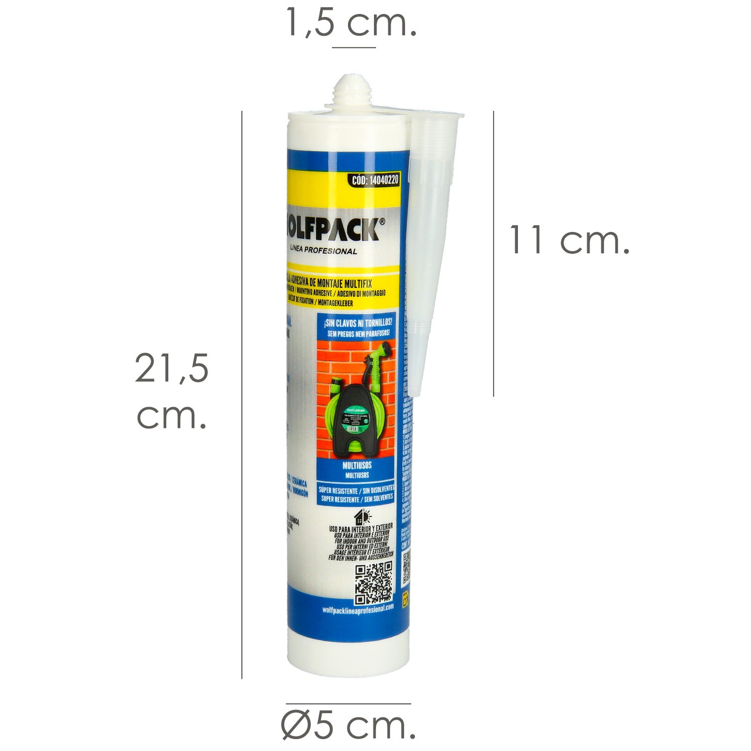 Masilla Montaje Fix Adhesiva 310 ml.