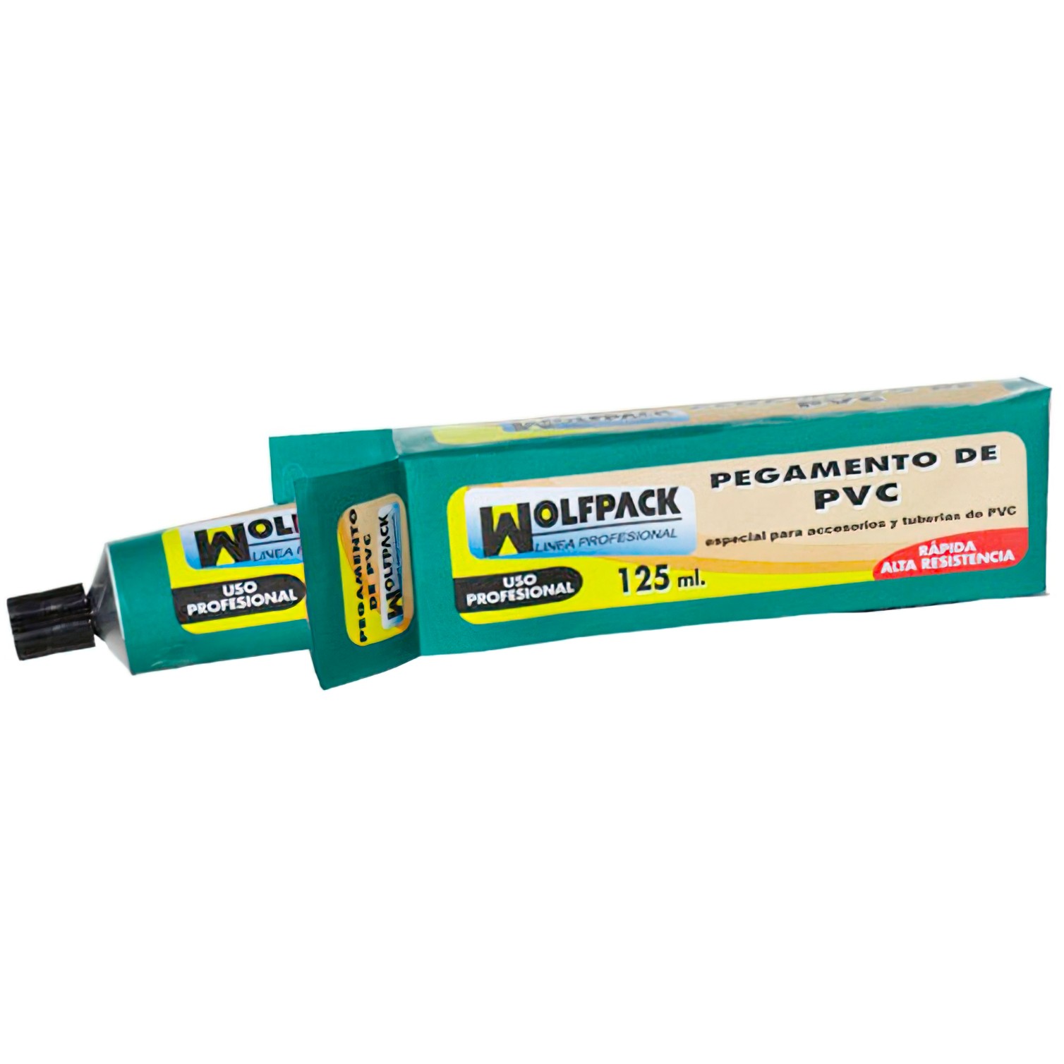 Pegamento PVC Wolfpack 125 ml.