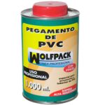 Pegamento Pvc Wolfpack Con Pincel 1000 ml.