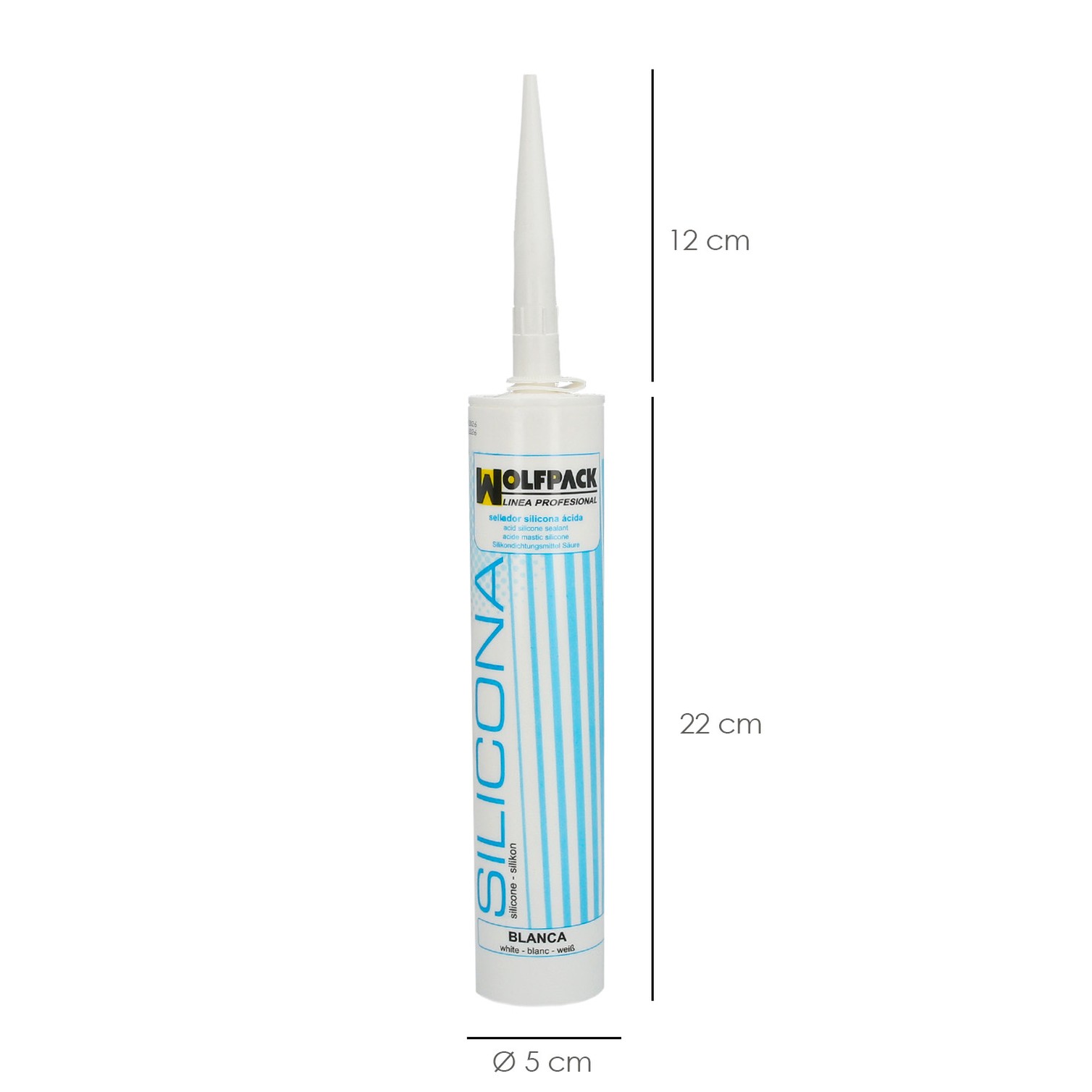 Silicona Acida Blanca 280 cm³