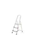 Escalera Aluminio 3 Peldaños Plegable, Uso doméstico, Antideslizante, Ligera y Resistente [+6 variaciones de Peldaños Disponibles]