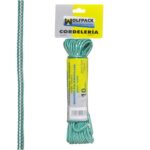 Cuerda Trenzada Polipropileno Blanca / Verde (Madeja 10 m.) [+4 variaciones de Longitud Disponibles]