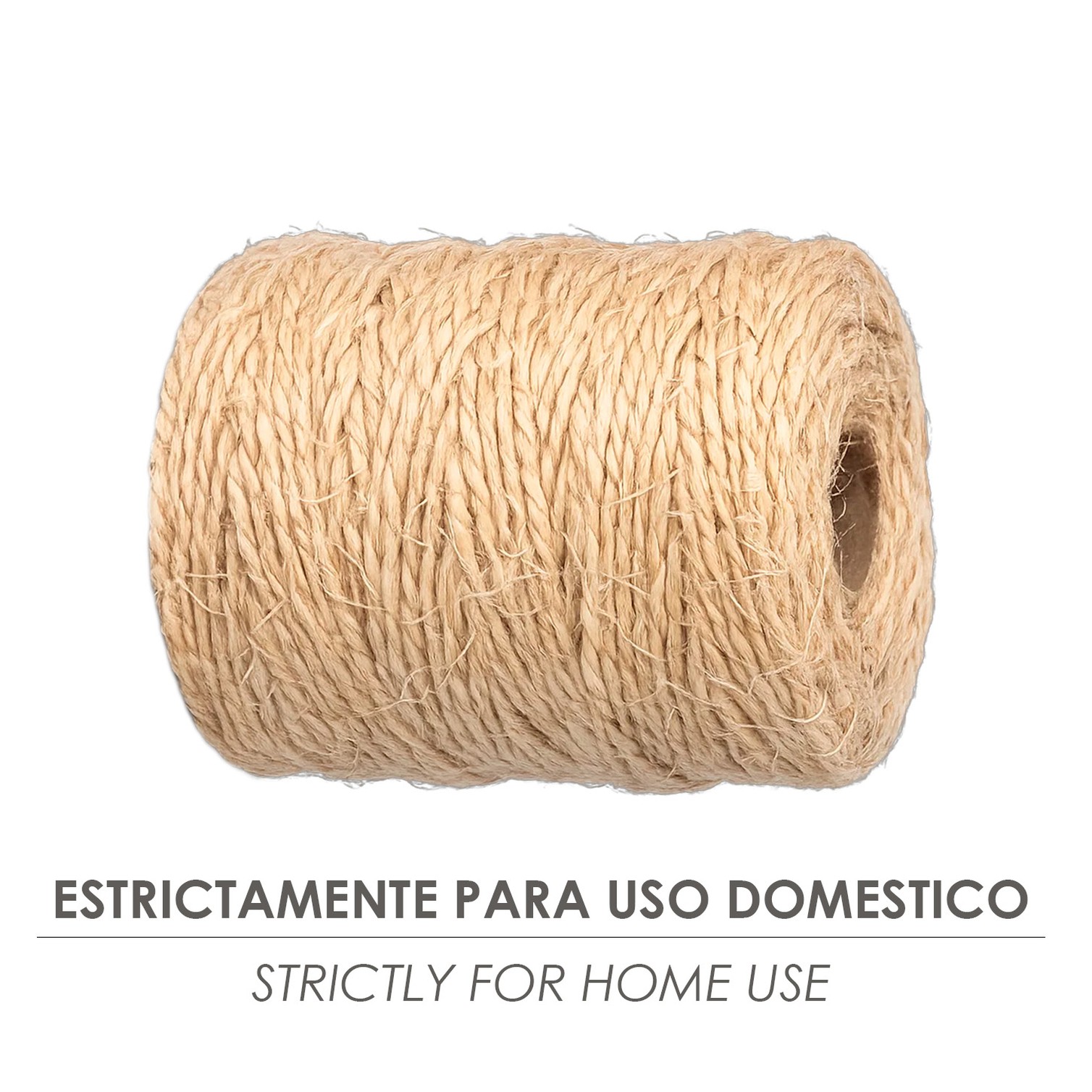 Cuerda Sisal Nº1 Hilo de 2 Cabos (Bobina 220 gr. / 50 m.)