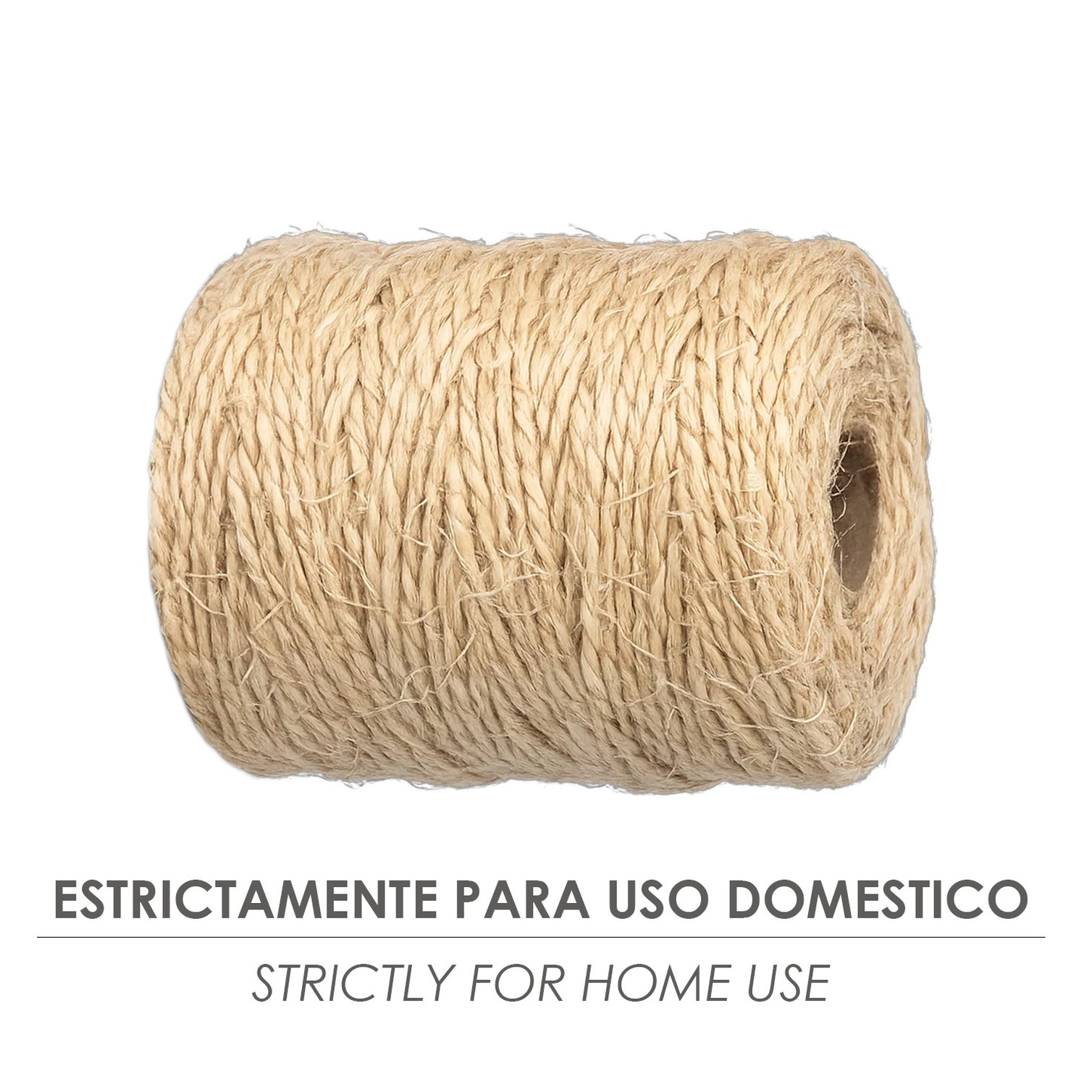 Cuerda Sisal Nº3/4 Hilo de 2 Cabos (Bobina 700 gr. / 140 m.)