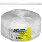 Cuerda Trenzada Plástico Blanca (Bobina 200 m.)