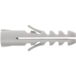Taco Nylon Tradicional Gris 4 mm. (Caja de 200 piezas) [+8 variaciones de Medida Disponibles]