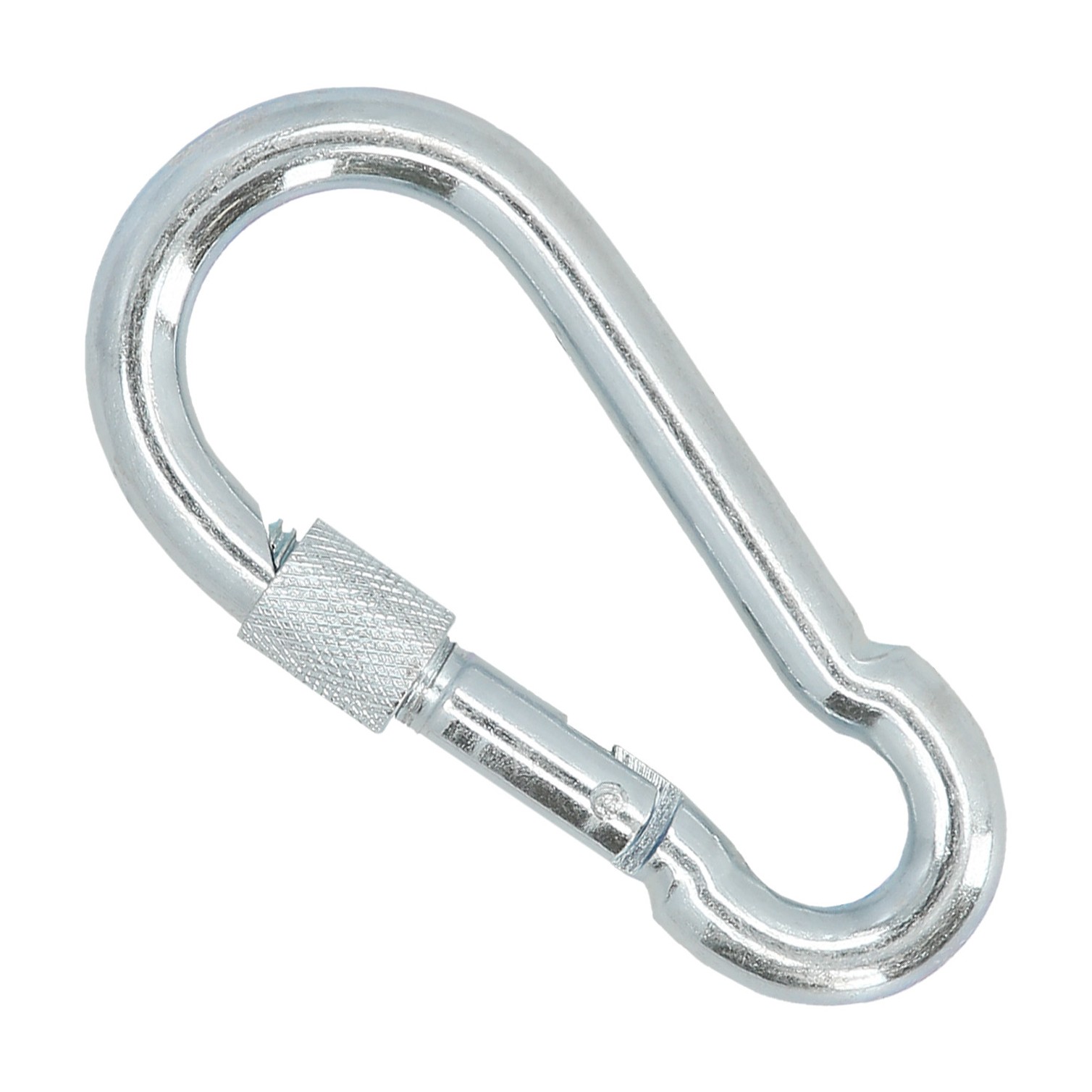 Mosqueton Bombero Con seguro 6x 60 mm. Uso domestico