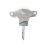 Polea Tendedero Wolfpack Inoxidable 40 mm. / Roldana Metalica Con Tirafondo