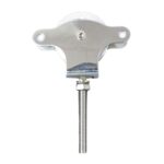 Polea Tendedero Wolfpack Inoxidable 60 mm. / Roldana Metálica Con Tornilo