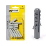 Taco Nylon 4 mm. (50 Piezas) [+6 variaciones de Medida Disponibles]