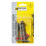Anclaje Metálico Tornillo 6x 60/ 8 mm. (5 Piezas) [+6 variaciones de Medida Disponibles]