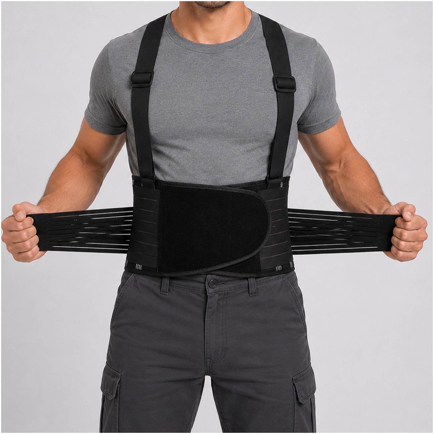 Faja Lumbar Con Tirantes Talla L/XL