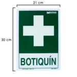 Cartel Botiquin 21x 30 (Alt.) cm.