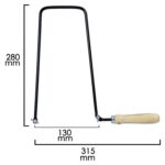 Arco Marqueteria Wolfpack 130x280 mm.