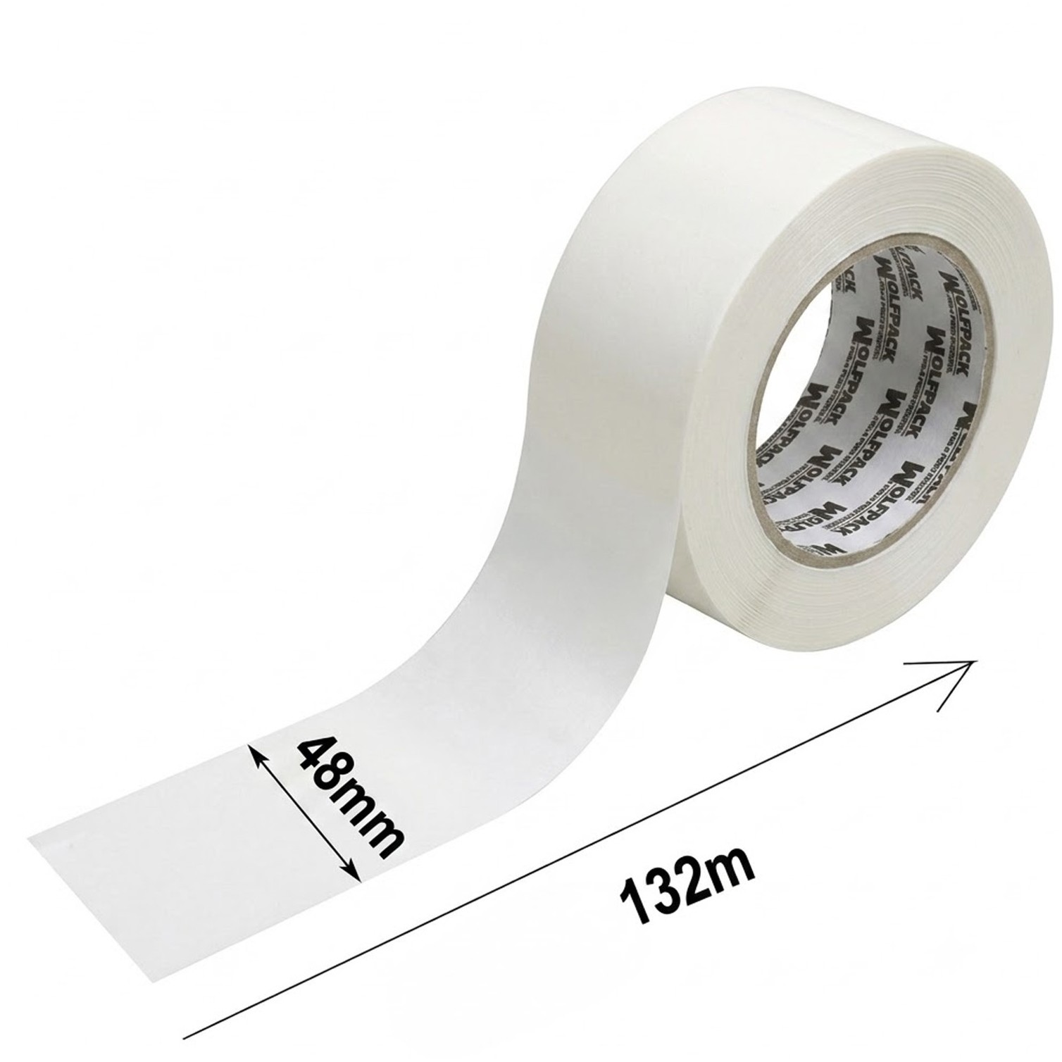 Cinta Embalar Blanca 48 mm. x 132 m.