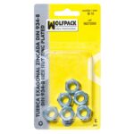 Tuerca Hexagonal Zincada Din934 M03 (80 Piezas) [+7 variaciones de Medida Disponibles]