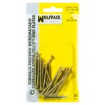Tirafondo Pozidriv Bicromatado 3,0/18x 12 mm. (50 Piezas) [+32 variaciones de Medida Disponibles]