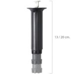 Pata Regulable Fija 13 / 20 cm. Negro