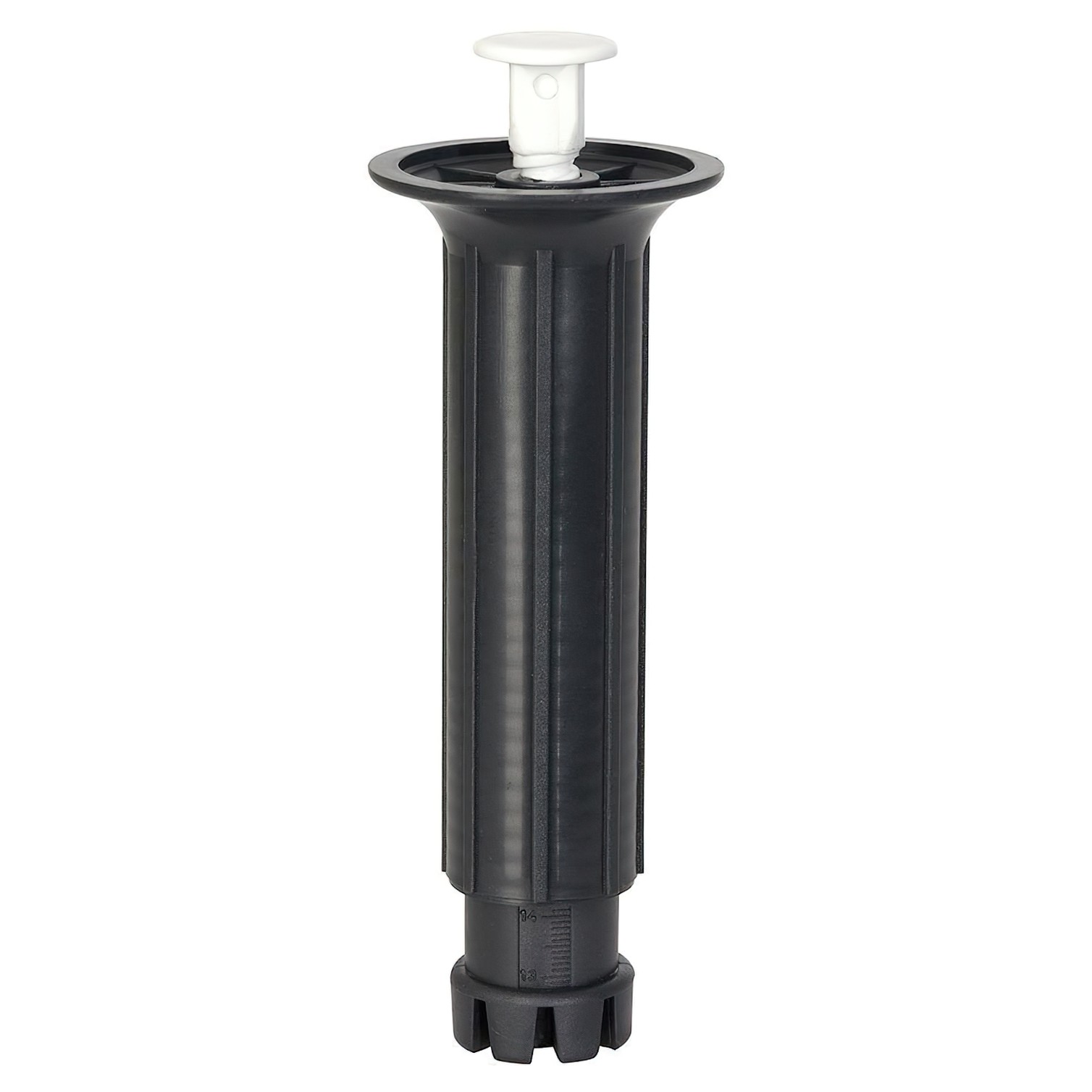 Pata Regulable Fija 13 / 20 cm. Negro