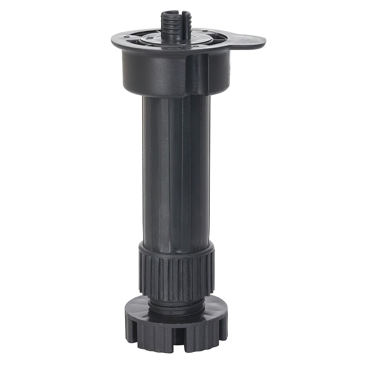 Pata Regulable Desmontable 13 / 20 cm. Negro