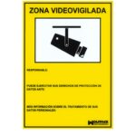 Cartel Zona Videovigilada 21 x 30 (Alt) cm.