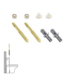 Kit Sanitario Fijacion Wc 5x75 mm. Bicromatado (2 Piezas)