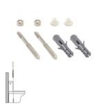 Kit Sanitario Fijacion Wc 6x80 mm. Inoxidable (2 Piezas)