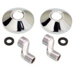 Juego Excentricas 2,5 cm. 1/2x3/4 Con Embellecedor