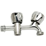 Grifo Lavadora Doble Rosca