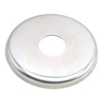 Embellecedor Escudo Abombado Acero 3/8"